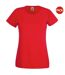 T-shirts manches courtes femmes rouge Fruit of the Loom-1