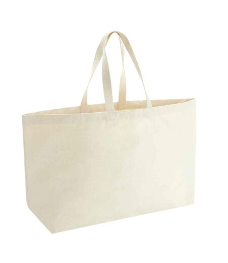 Westford Mill Canvas Oversized Tote Bag (Natural) (One Size) - UTPC4986