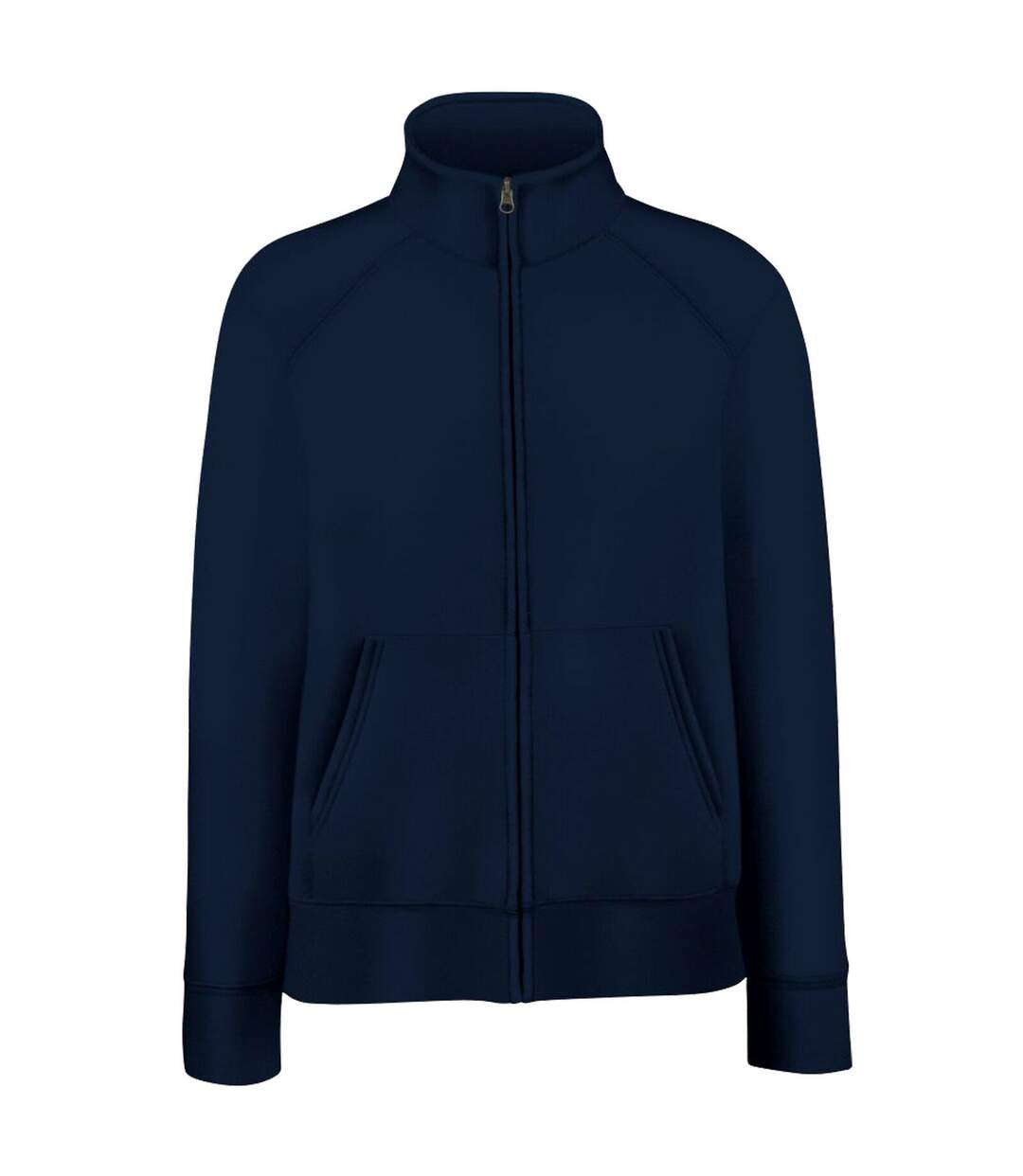 Fruit Of The Loom Ladies/Womens Lady-Fit Fleece Sweatshirt Jacket (Deep Navy) - UTBC1371-1