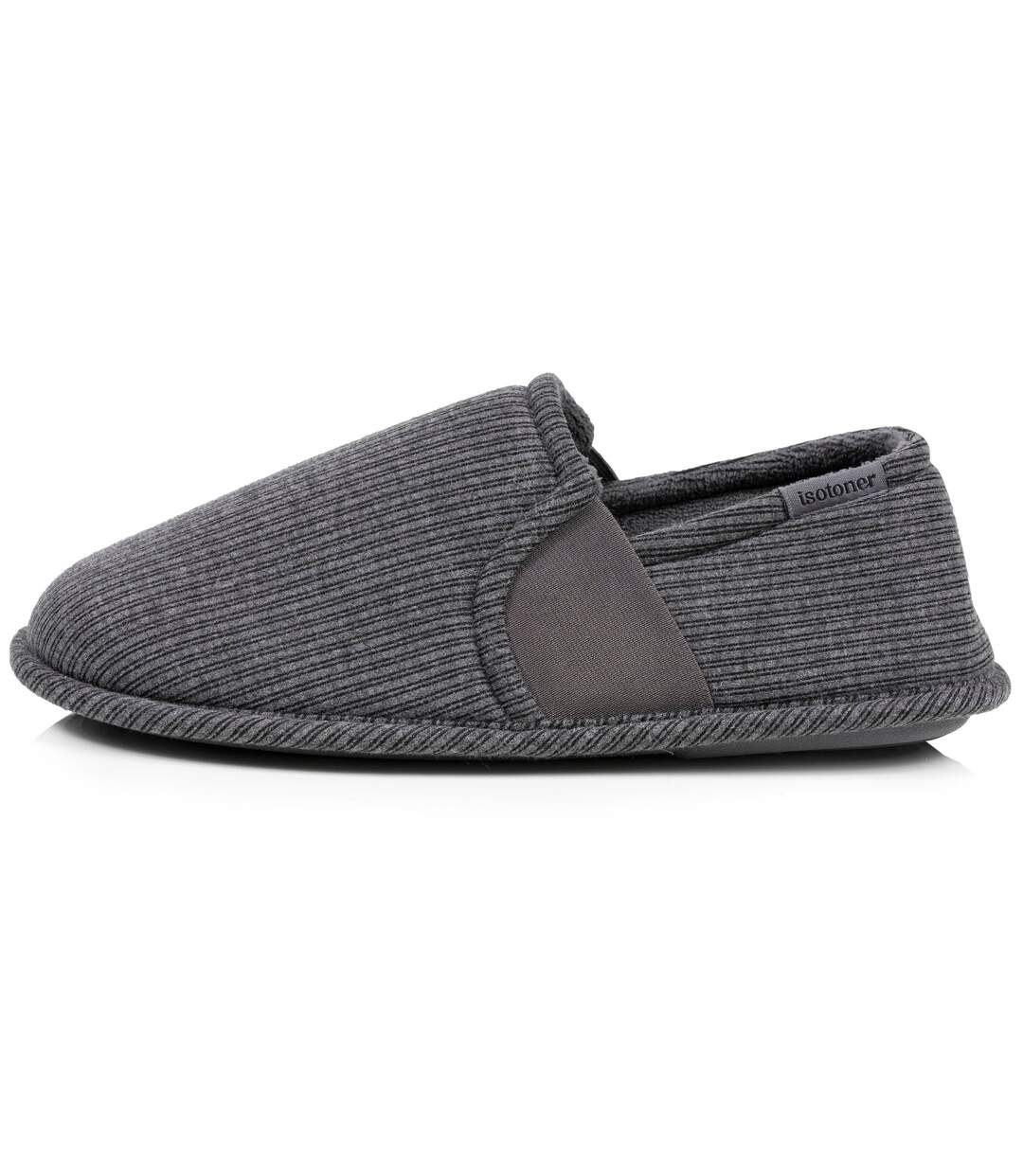 Isotoner Chaussons Charentaises homme velours doux, sans-gêne, maintien le pied-3