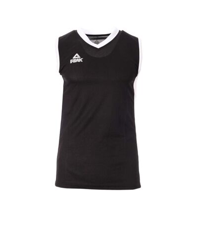 Maillot de basket noir femme peak sport training - m