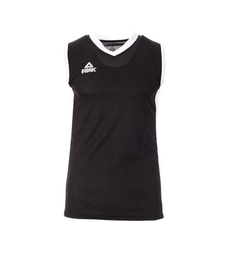 Maillot de basket noir femme peak sport training - m