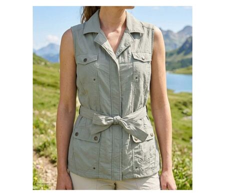 OGALO 111185U002 Gilet sans manches pour femme : Confort léger et protection coupe-vent au quotidien