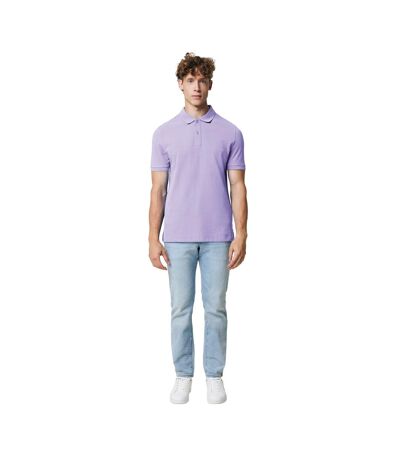 Mens Yosemite Pique Polo Shirt Lavender Iqoniq