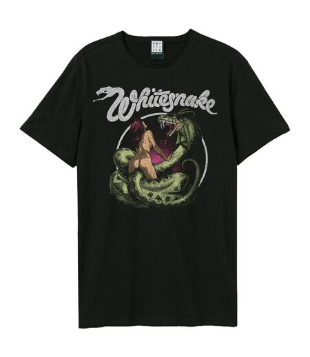 Unisex adult love hunter whitesnake t-shirt black Amplified