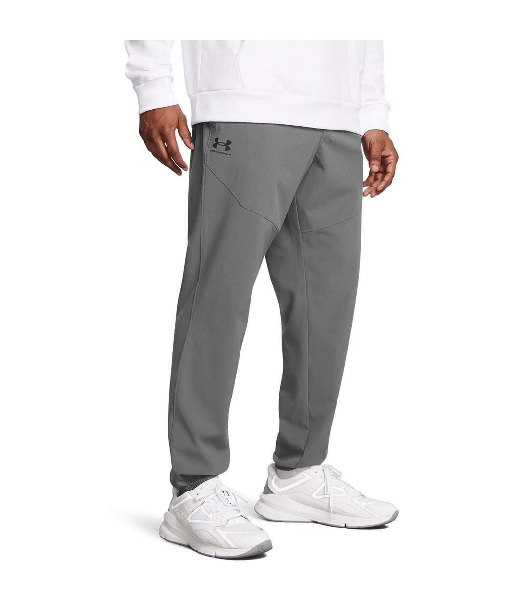 Mens Storm Woven Jogging Bottoms White Castlerock Under Armour-2