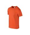 Gildan Mens Soft Style Ringspun T Shirt (Orange)