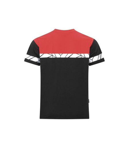 Mens Progression High-vis T-shirt Black Red Projob