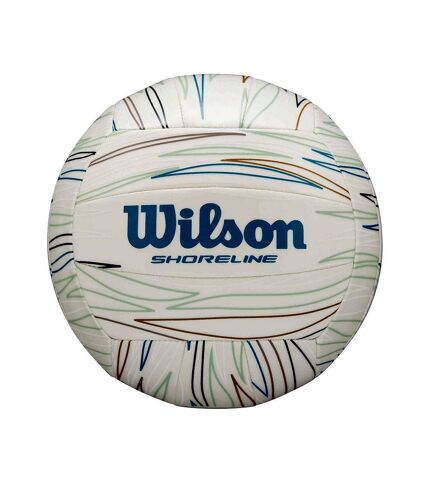 Ballon de volley-ball shoreline taille unique blanc / bleu Wilson Wilson