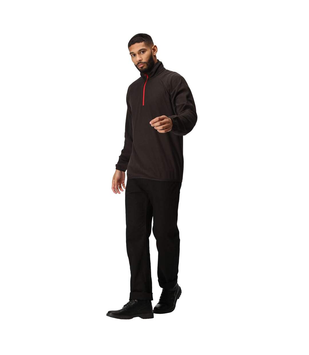 Polaire Navigate Homme Noir Gris Phoque Regatta-1