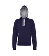 AWDis Just Hoods Mens Chunky Pullover Hoodie (Oxford Navy)