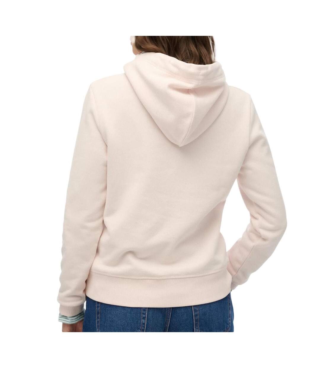 Sweat rose femme superdry essentials-2