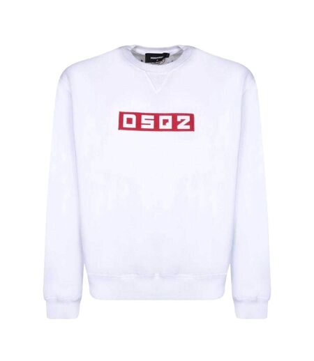 Unisex Adult Block Logo Sweatshirt White DSquared2