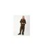 Manteau Gilet Court Teddy Femme Marron Foncé Lollys Laundry-1
