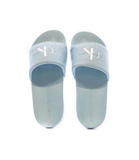 Claquettes bleu femme calvin klein jeans yw0yw01835 - 37