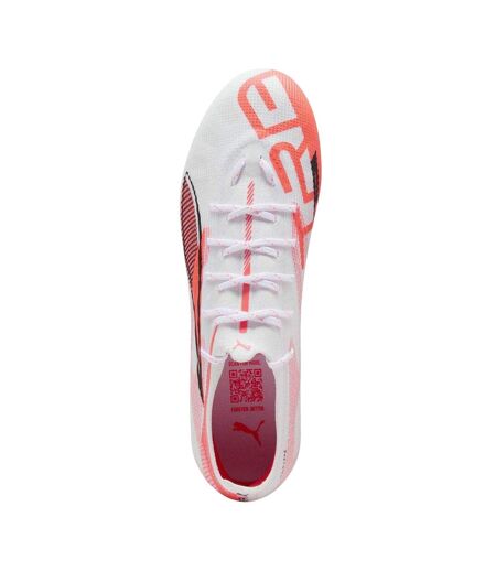 Mens Ultra Pro Firm Ground Football Boots  White Puma