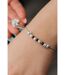 Pure Silver Black Beads Adjustable Daily Indian Asian Nazaria Extended Bracelet