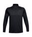 Mens 2.0 Half Zip Technical Top Black Charcoal Grey Under Armour-2