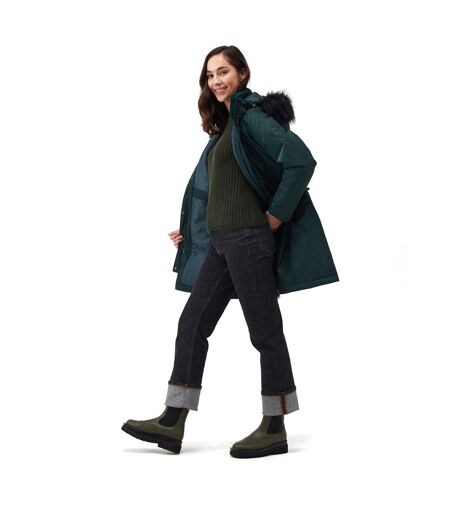 Womens/ladies Giovanna Fletcher Collection Lellani Waterproof Jacket Darkest Spruce Regatta