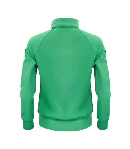 Womens/ladies Jog Sweat Jacket Fresh Green Printer
