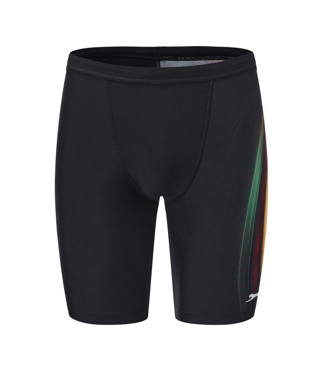 Mens Splice Fitted Swimwear Light Black Slazenger-1