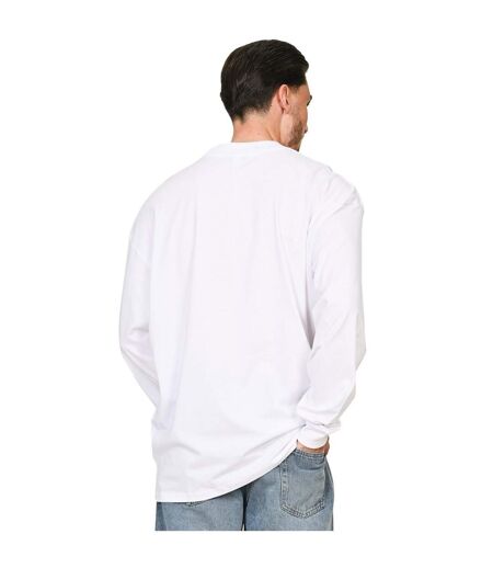 T-shirt Manches Longues Adulte Blanc Casual Classics