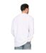 T-shirt Manches Longues Adulte Blanc Casual Classics-4
