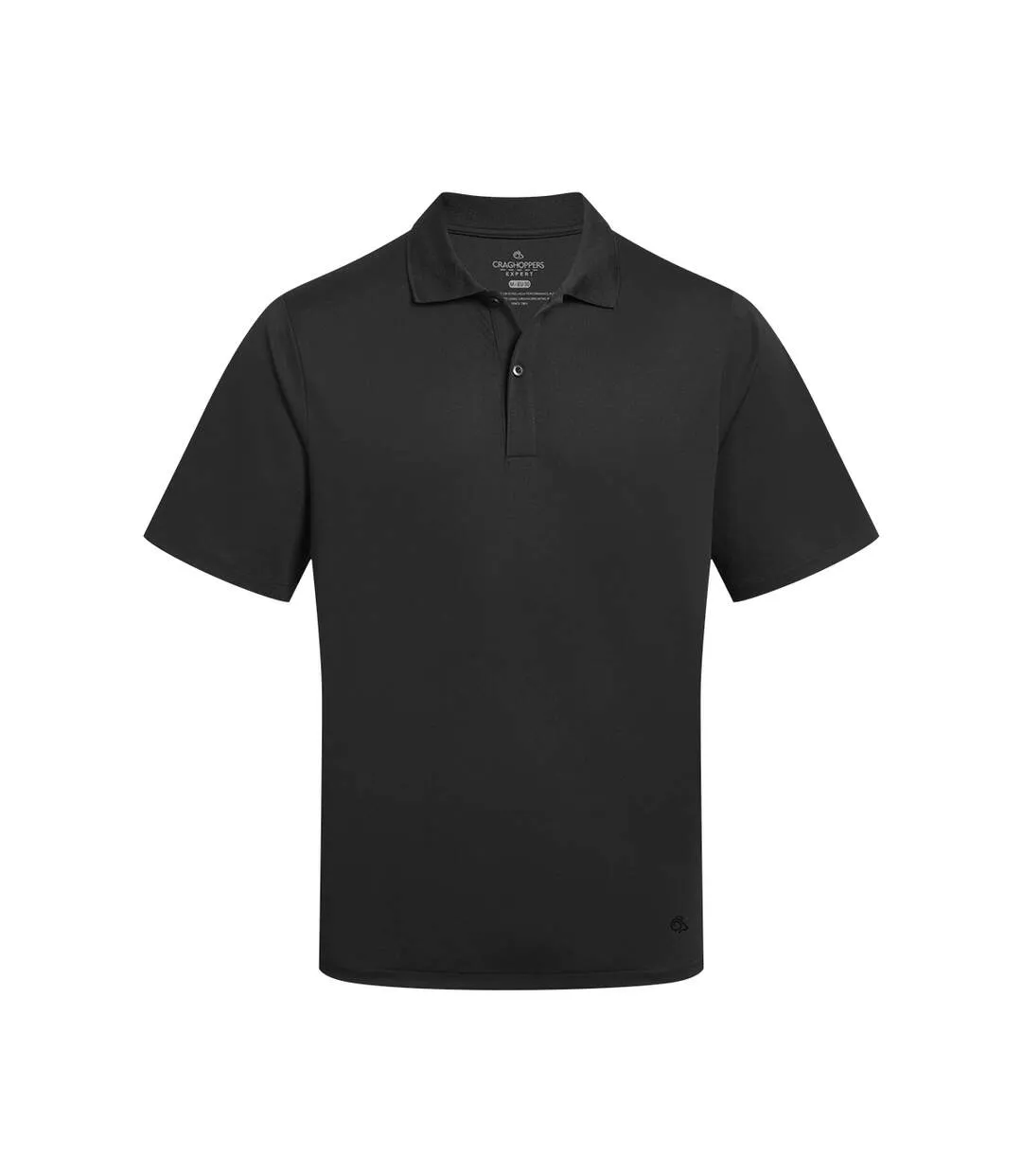 Mens Basecamp Wicking Polo Shirt Black Craghoppers Expert-2