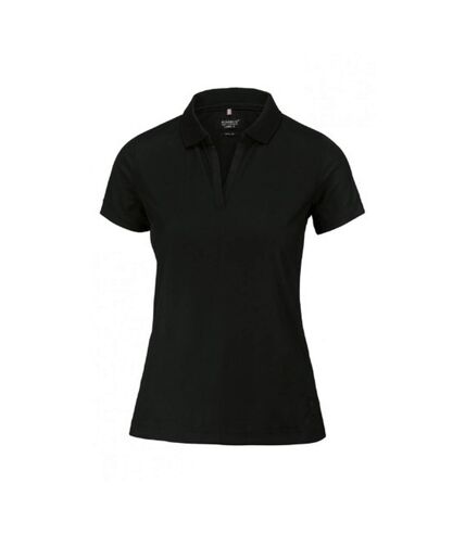 Nimbus Womens/Ladies Clearwater Polo Shirt (Black) - UTRW6489