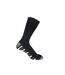 Pack Of 7  Mens Striped Ankle Socks  Black Grey Firetrap-4
