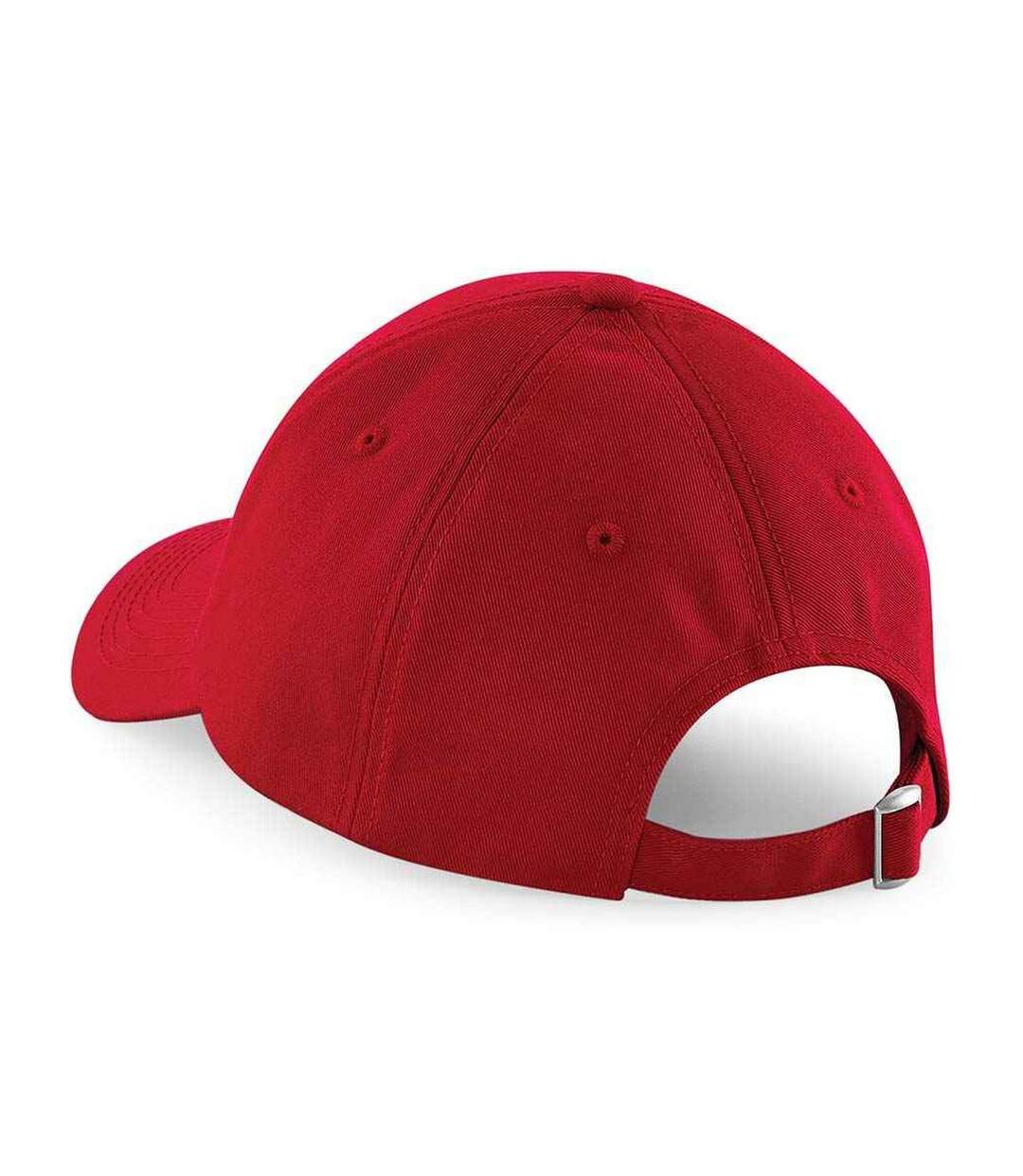 Casquette de baseball authentic adulte rouge classique Beechfield-2