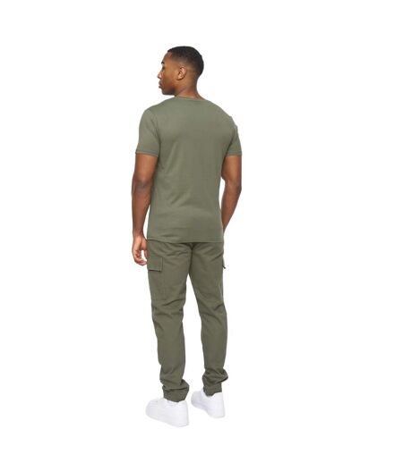 Mens utilate t-shirt thyme Crosshatch
