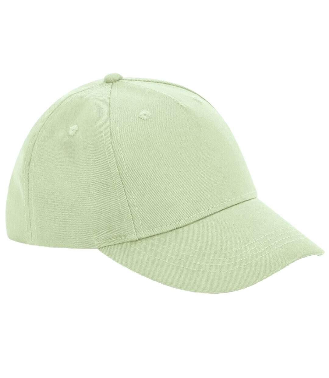 Casquette De Baseball Vert Clair Beechfield-1