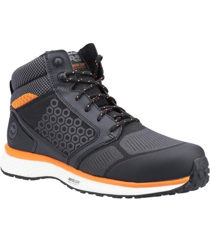 Timberland Pro Mens Reaxion Mid Composite Safety Boots (Black/Orange) - UTFS7595