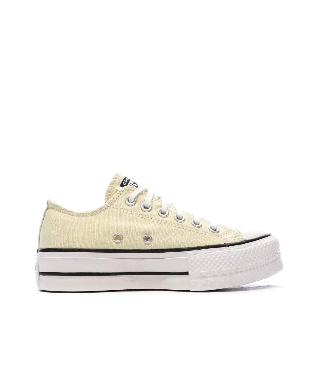 Baskets jaunes femme converse chuck taylor all star lift-2