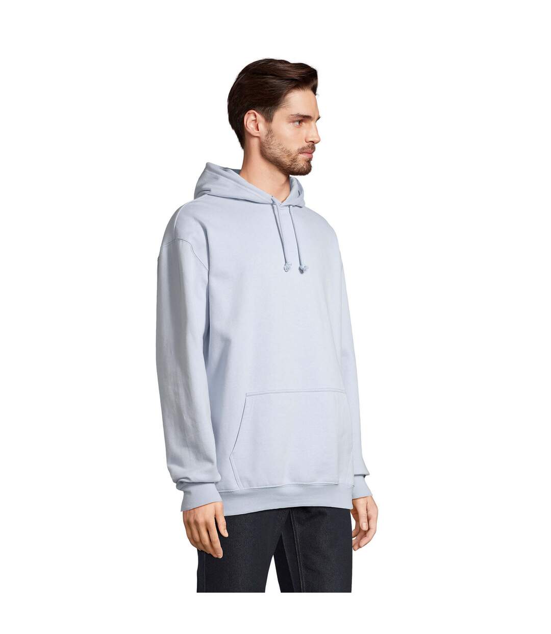 Sweat À Capuche Condor Adulte Bleu Pâle SOLS-3