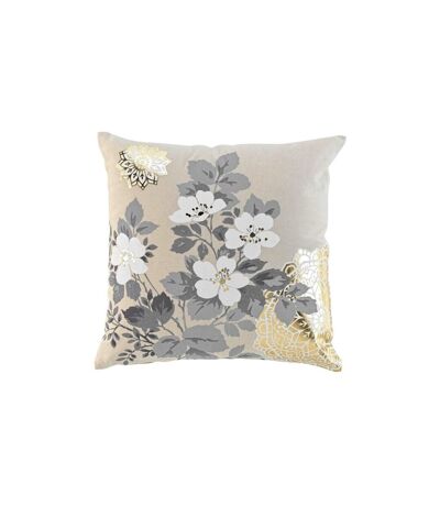 Coussin Déco Imprimé Daya 45x45cm Beige & Or