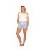 Womens/ladies Anja Plain Sleeveless Tank Top Snow White CCDK Copenhagen-1