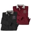 Lot de 2 Polos Manches Longues Atlas For Men