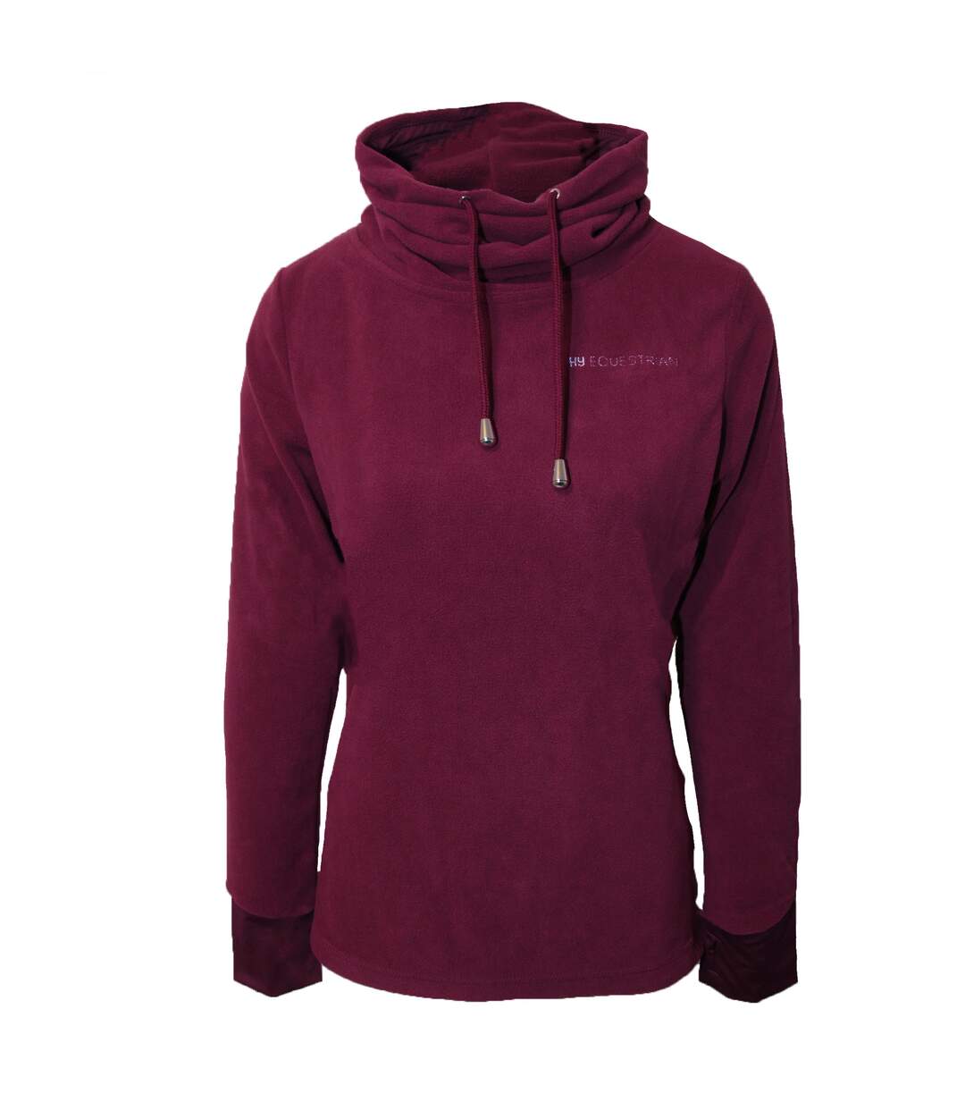 Womens/ladies Synergy Cowl Neck Sweatshirt Fig Hy-2
