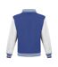 Unisex varsity jacket royal blue/white Awdis-2