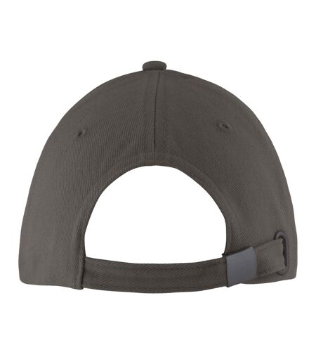 Casquette De Baseball Long Beach Gris Carbone SOLS