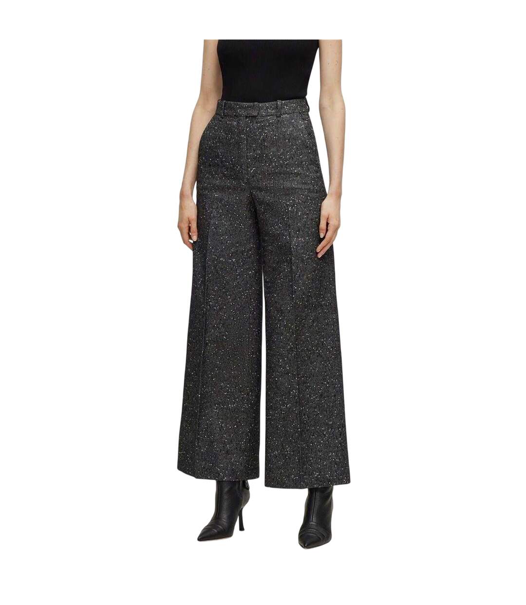 Pantalon Tovette Femme Gris Boss-3