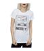 Disney - T-shirt CARS JACKSON STORM BLUEPRINT - Femme (Blanc) - UTBI13816-3