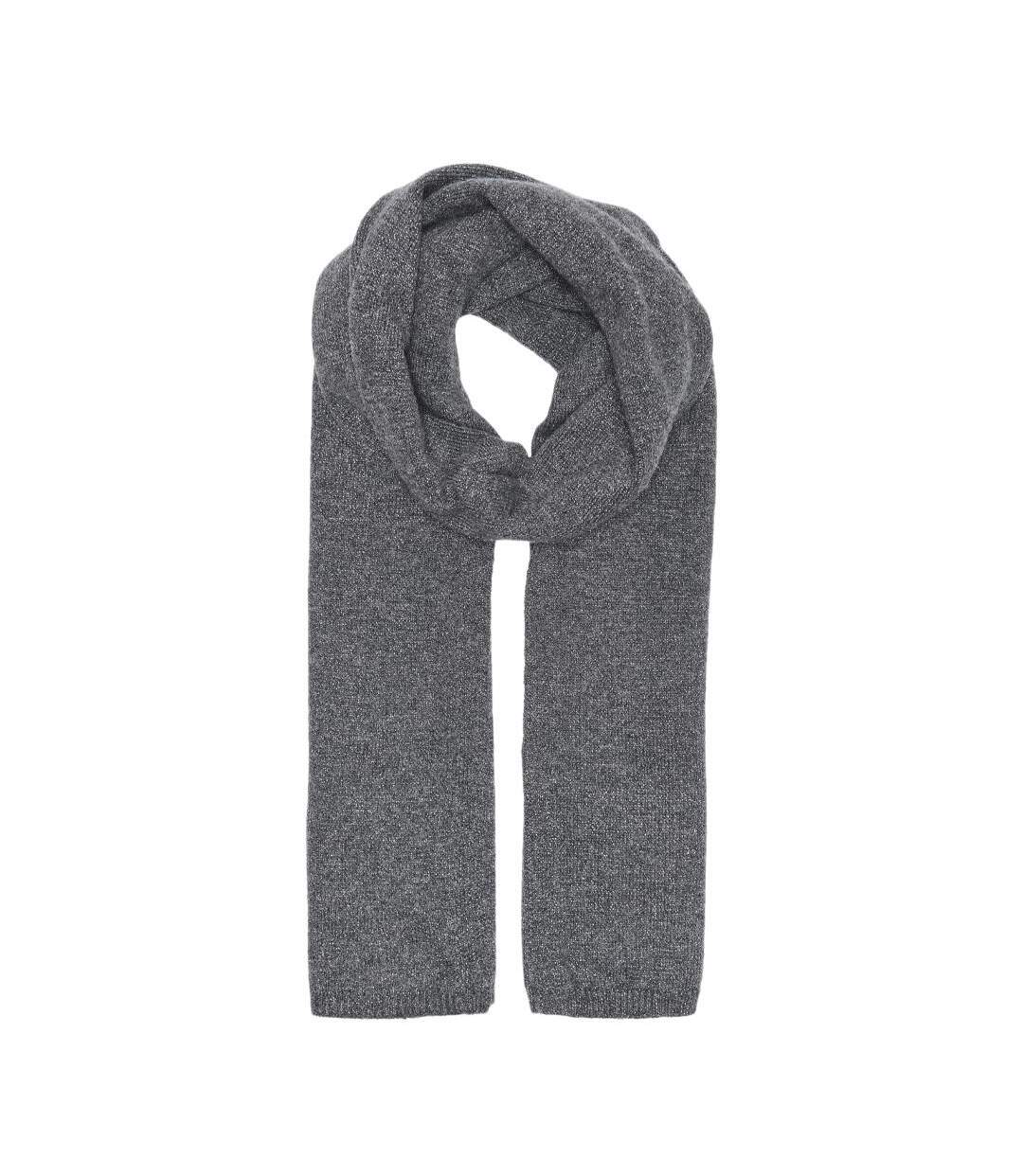Echarpe gris foncé femme jdy glitter scarf-1