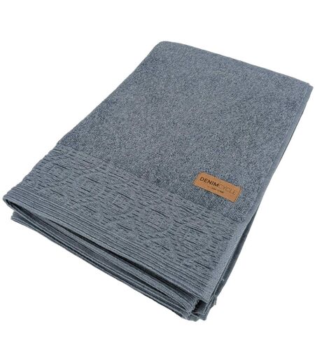 Drap de bain coton collection DENIM Géométrique