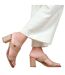 Talons hauts Larges slayed femme beige pâle Where´s That From