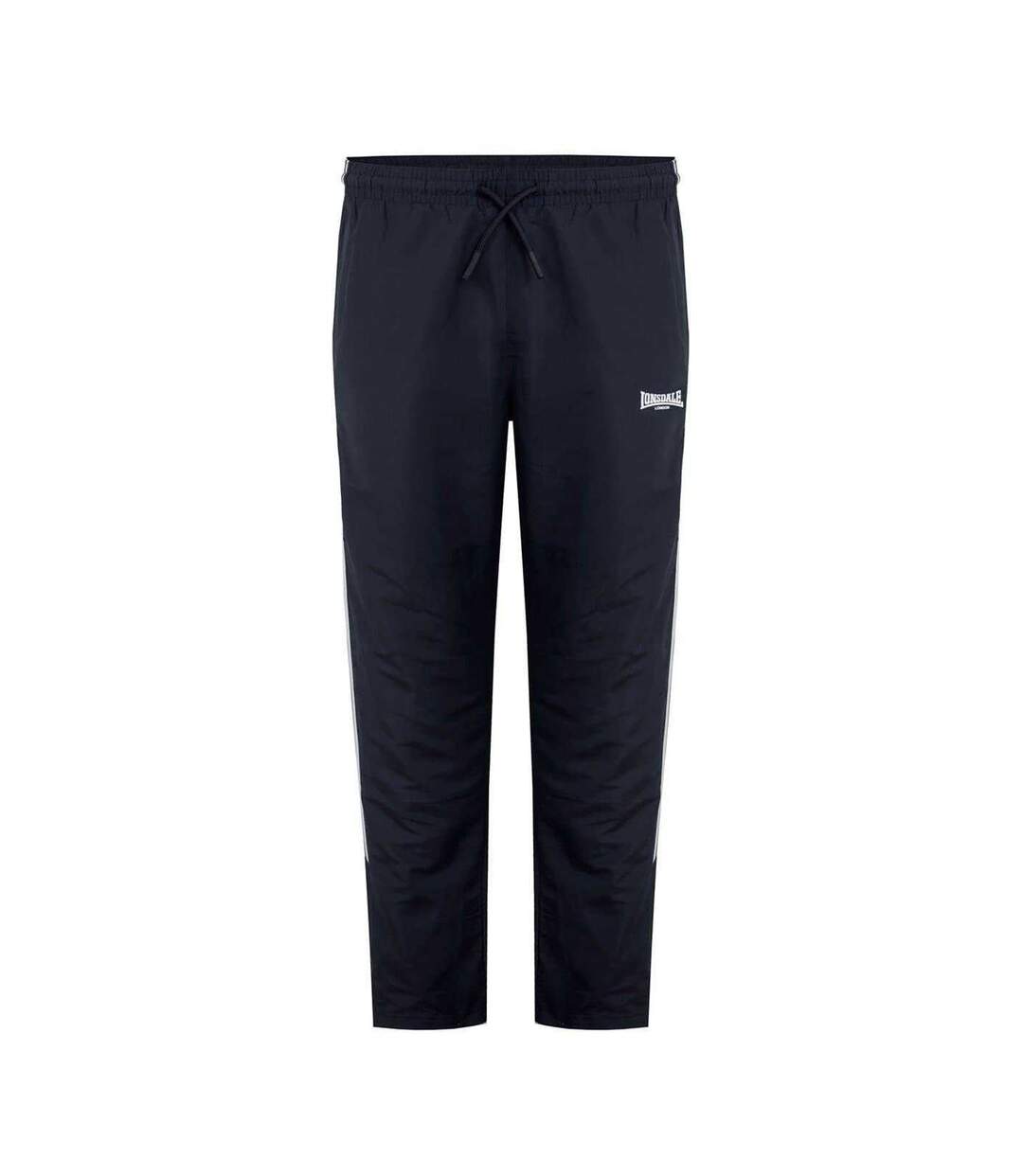 Pantalon De Survêtement Motif/style Rayure Double Homme Noir Lonsdale-1
