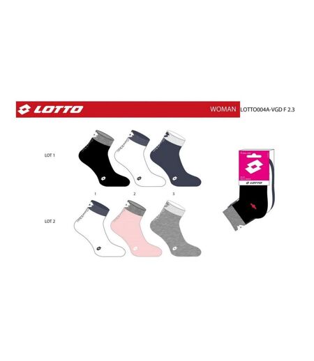 Chaussettes Femme LOTTO - Pack de 6