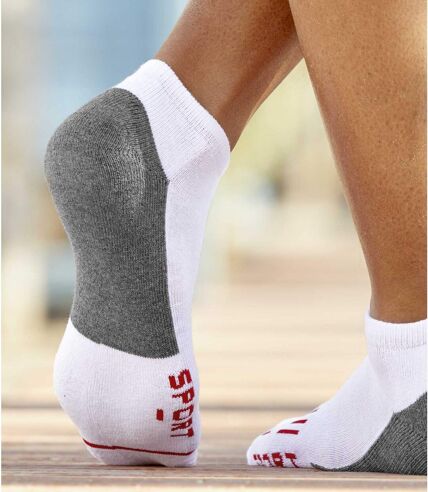 Sada 4 párů kotníkových ponožek Sport 